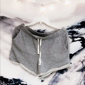 comfy gray shorts